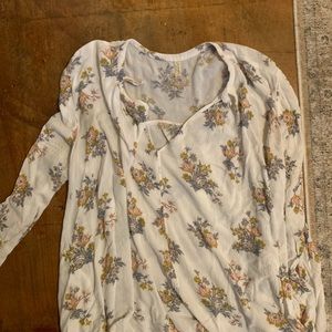 FLORAL FREE PEOPLE TUNIC